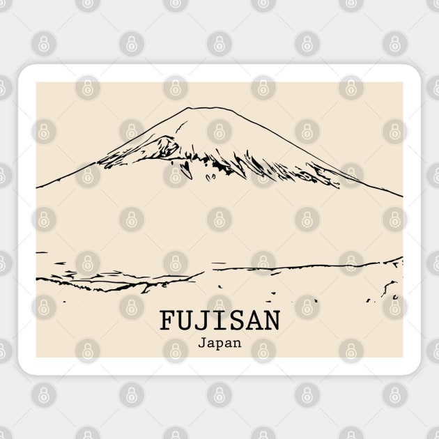 Fujisan - Japan Magnet by Lakeric
